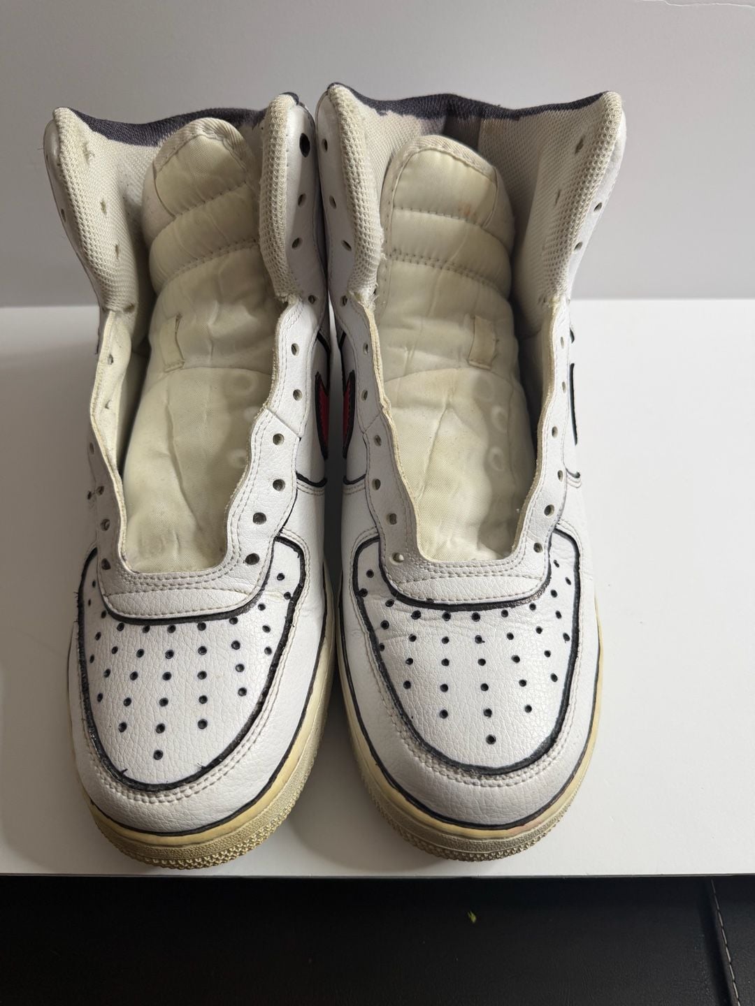 Nike Air Force 1 High White Red Rose 2