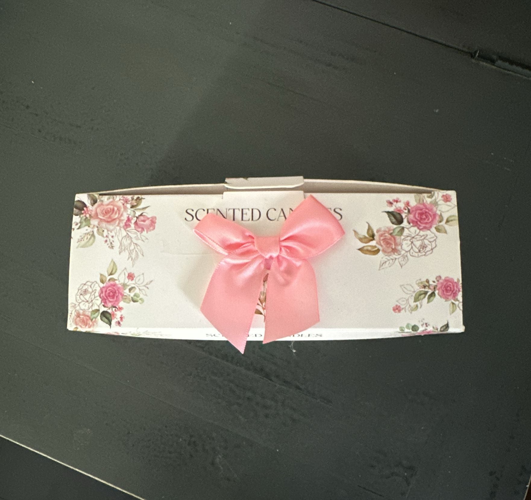 Scented Candles Gift Set 3 x 65g Floral Box 2