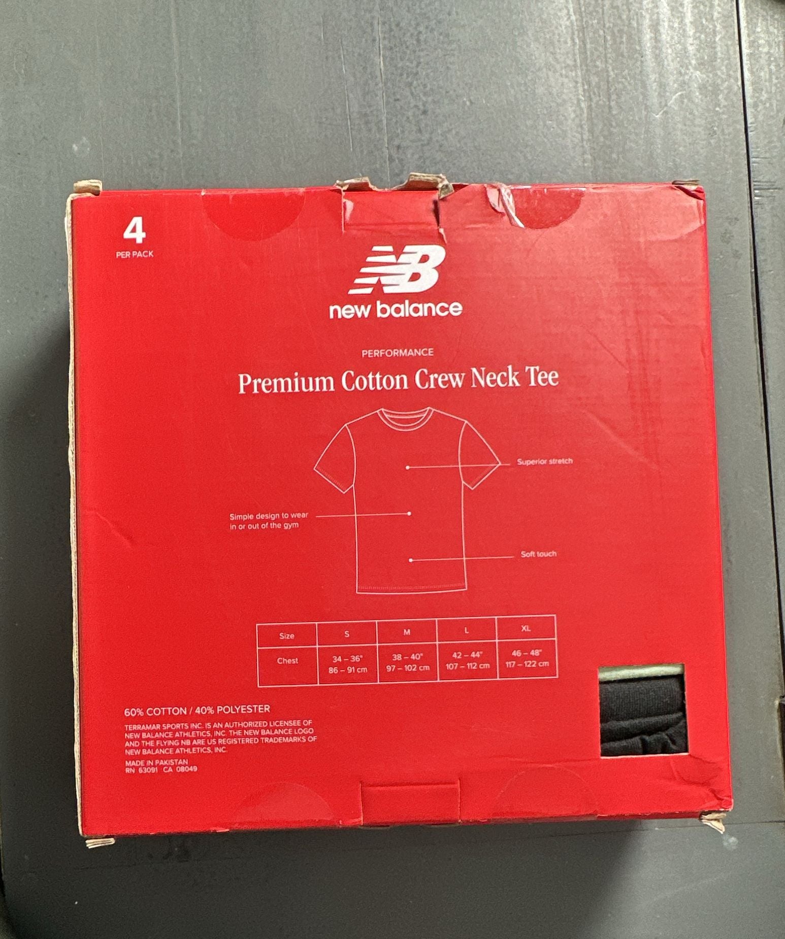 New Balance Crew Neck Undershirt Size XL 4-Pack 3