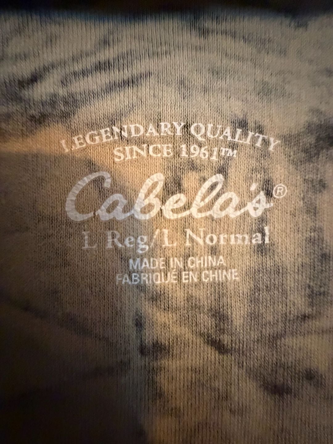 Cabela's Camo Pajama Set Size Large Regular 100% Cotton 2