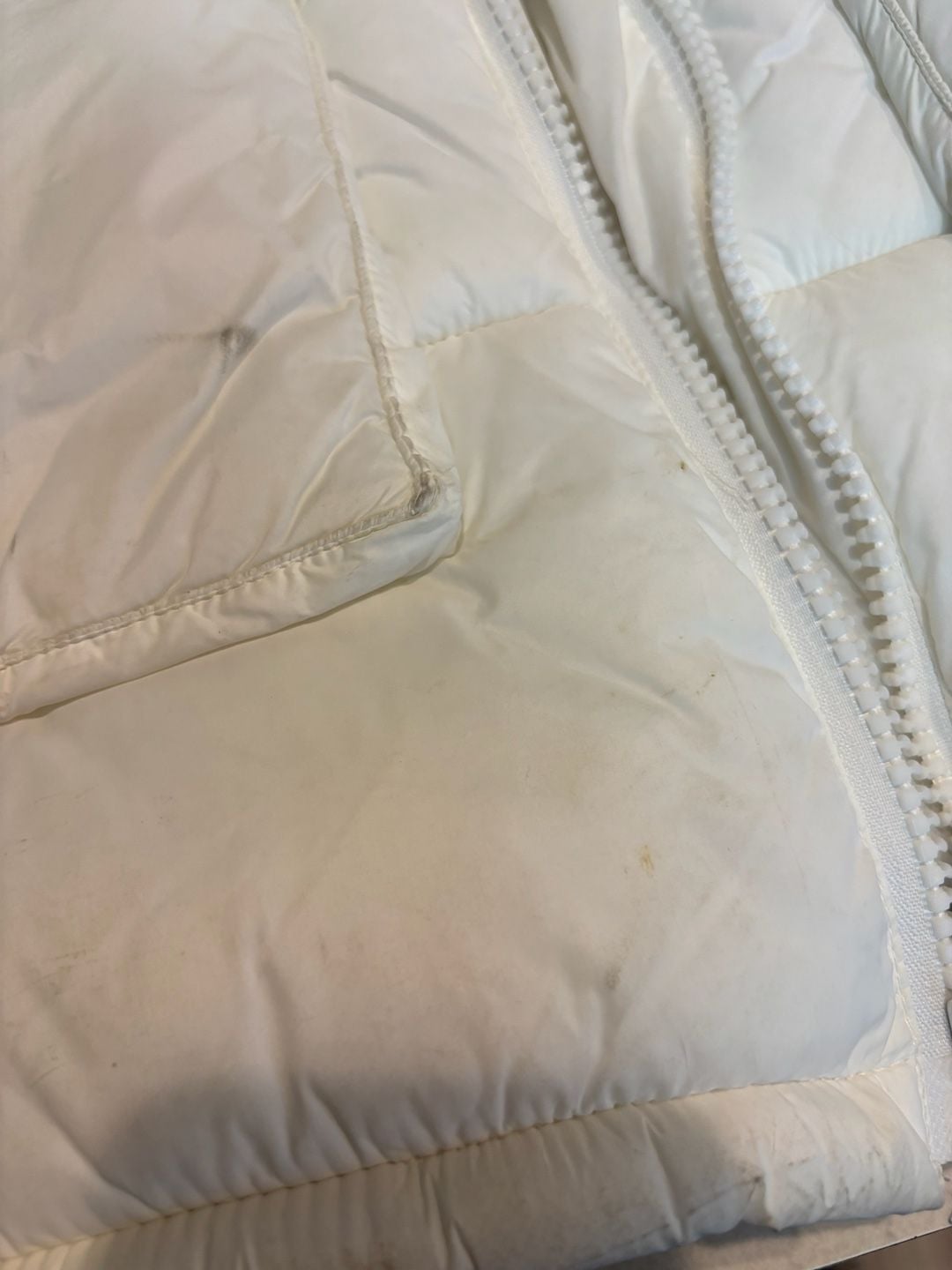 Forever 21 Men Graphic Puffer Jacket Size M White 7
