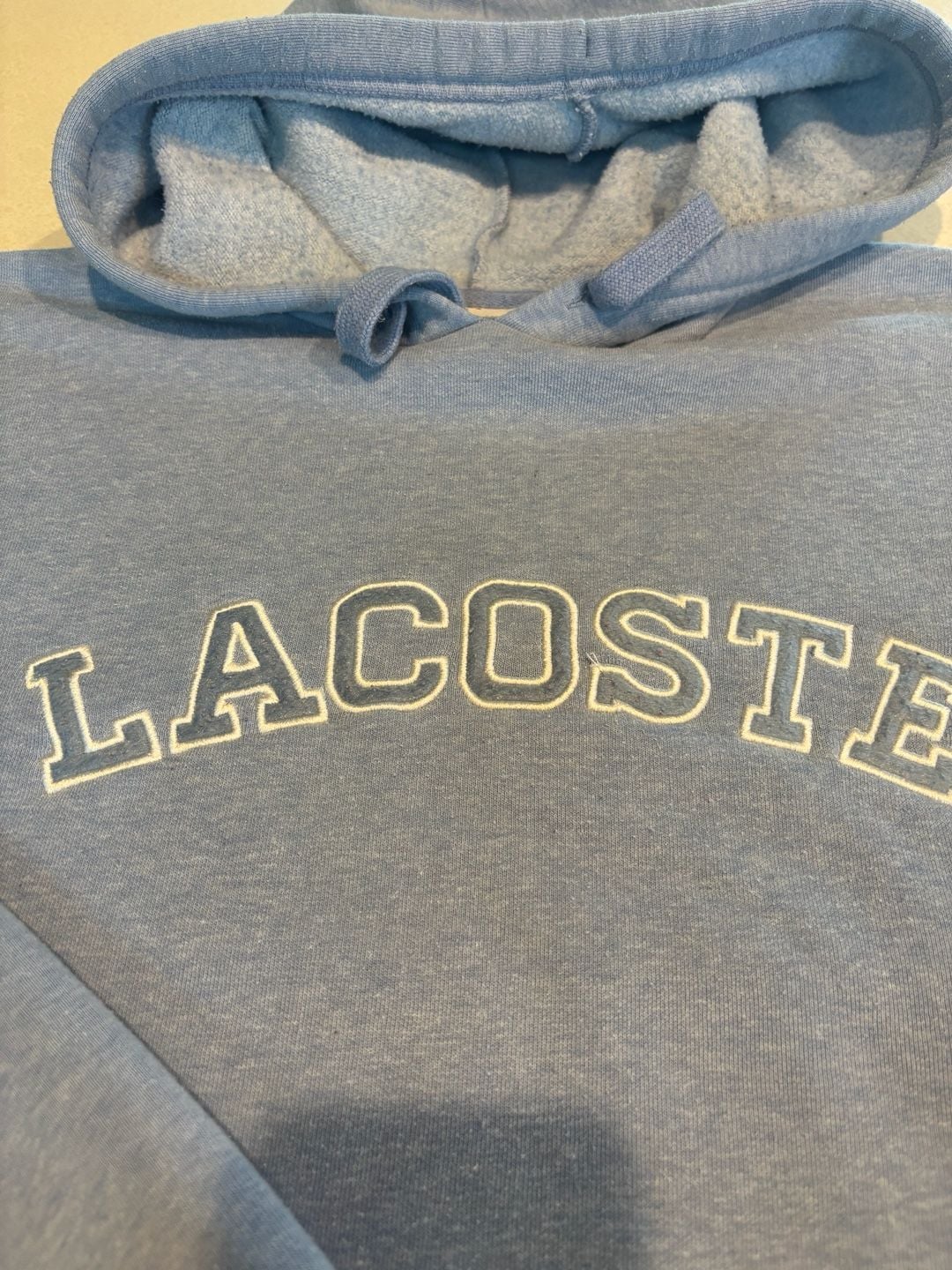 Lacoste Logo Hoodie Size US 3XL Blue Pullover Sweatshirt 3