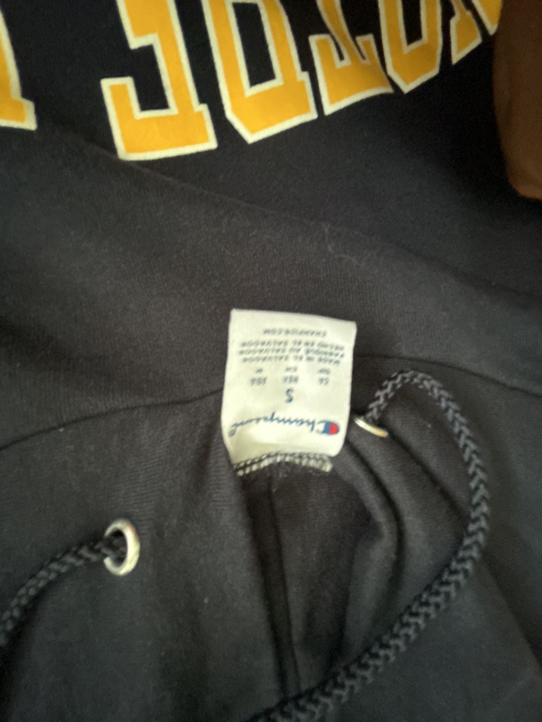 Champion Notre Dame Fighting Irish Hoodie Size S Navy Blue 3