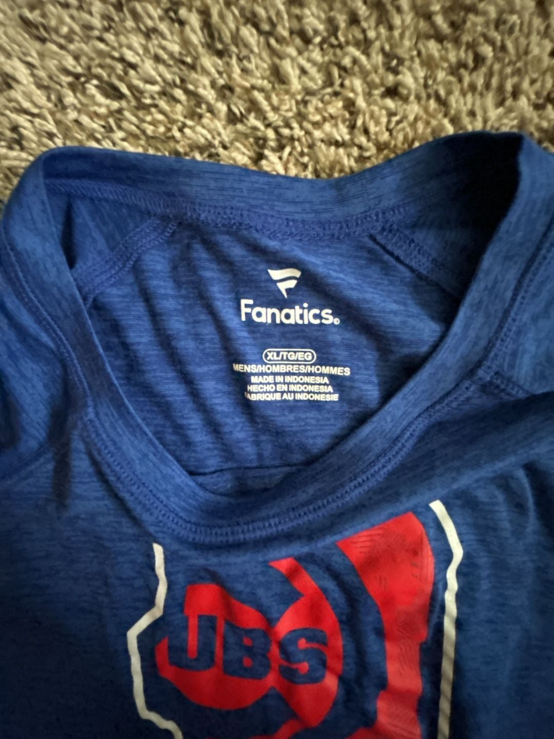 Fanatics Chicago Cubs Illinois T-Shirt Size XL Blue 3