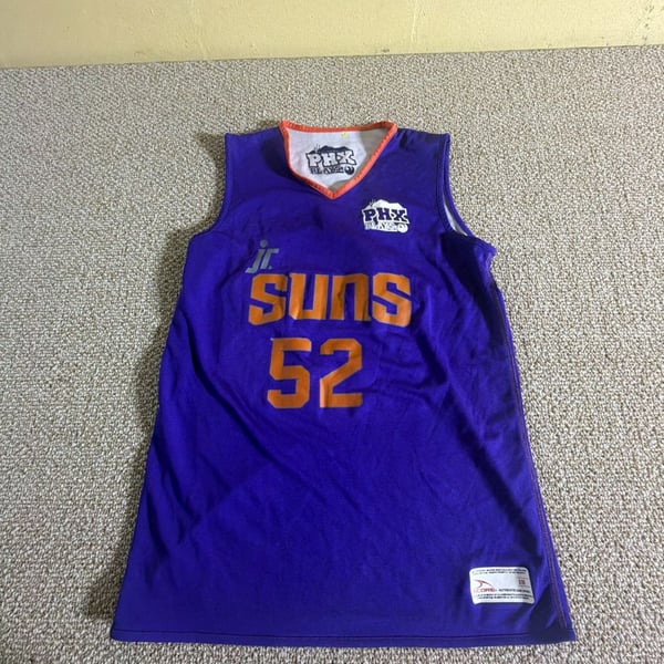 Score Sports Jr Suns 52 Jersey Size AM Purple Phoenix Plays