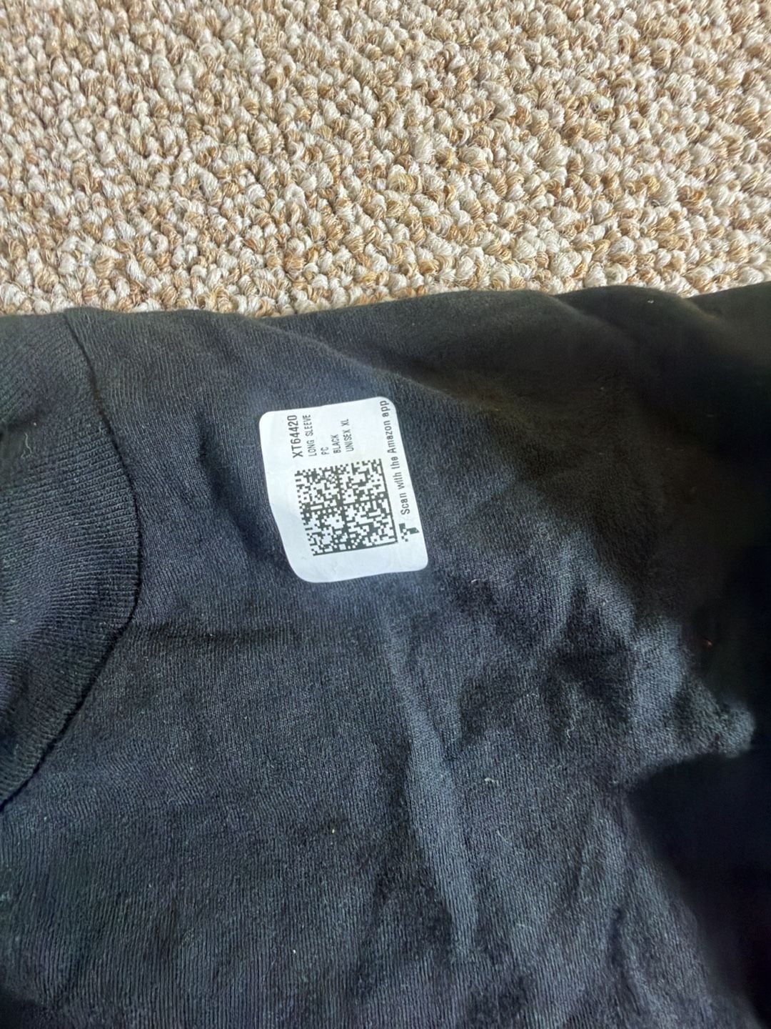 Port & Company Sisters Sisters Long Sleeve Shirt Size XL Black 4