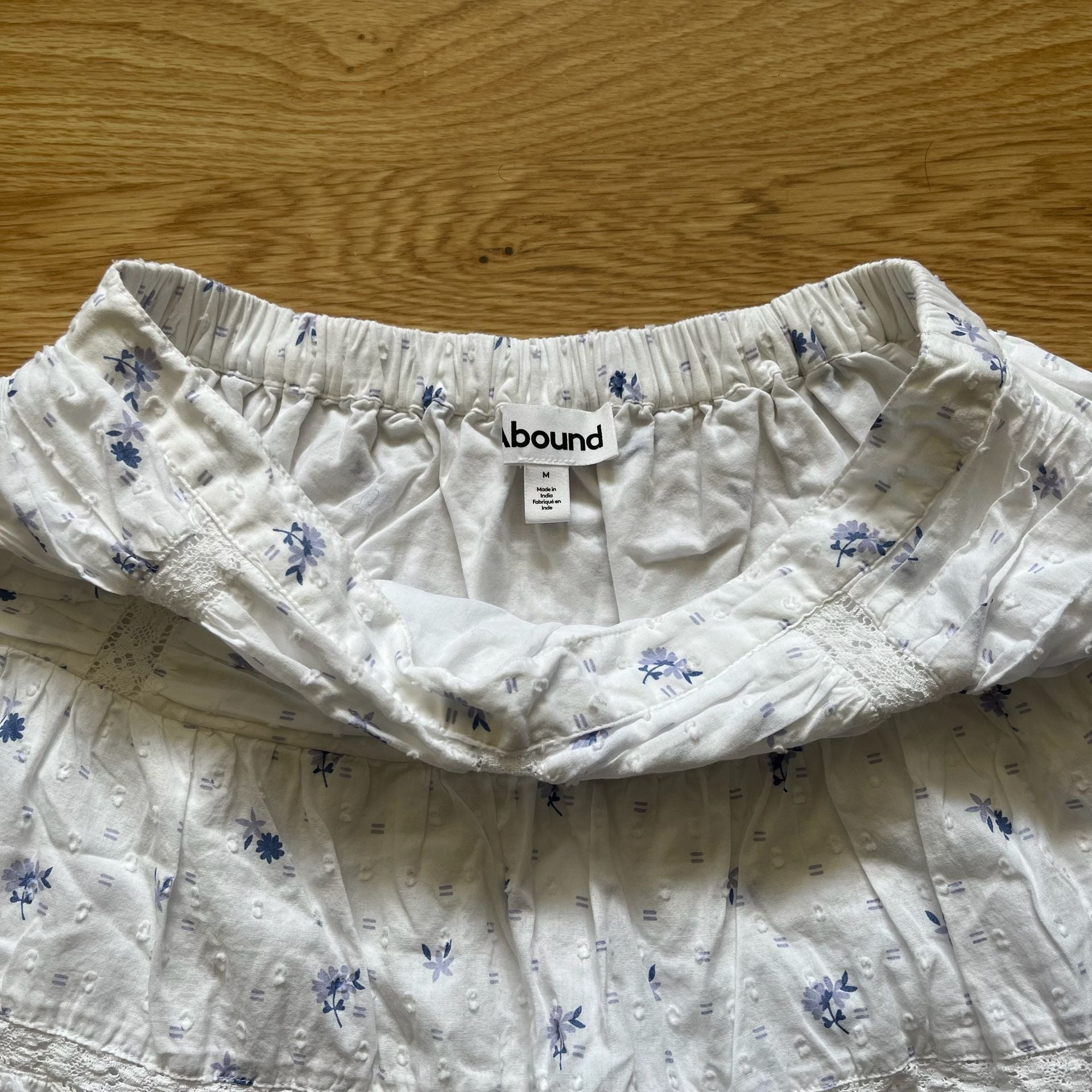 Abound Floral Cami And Skirt Set Size M White 12