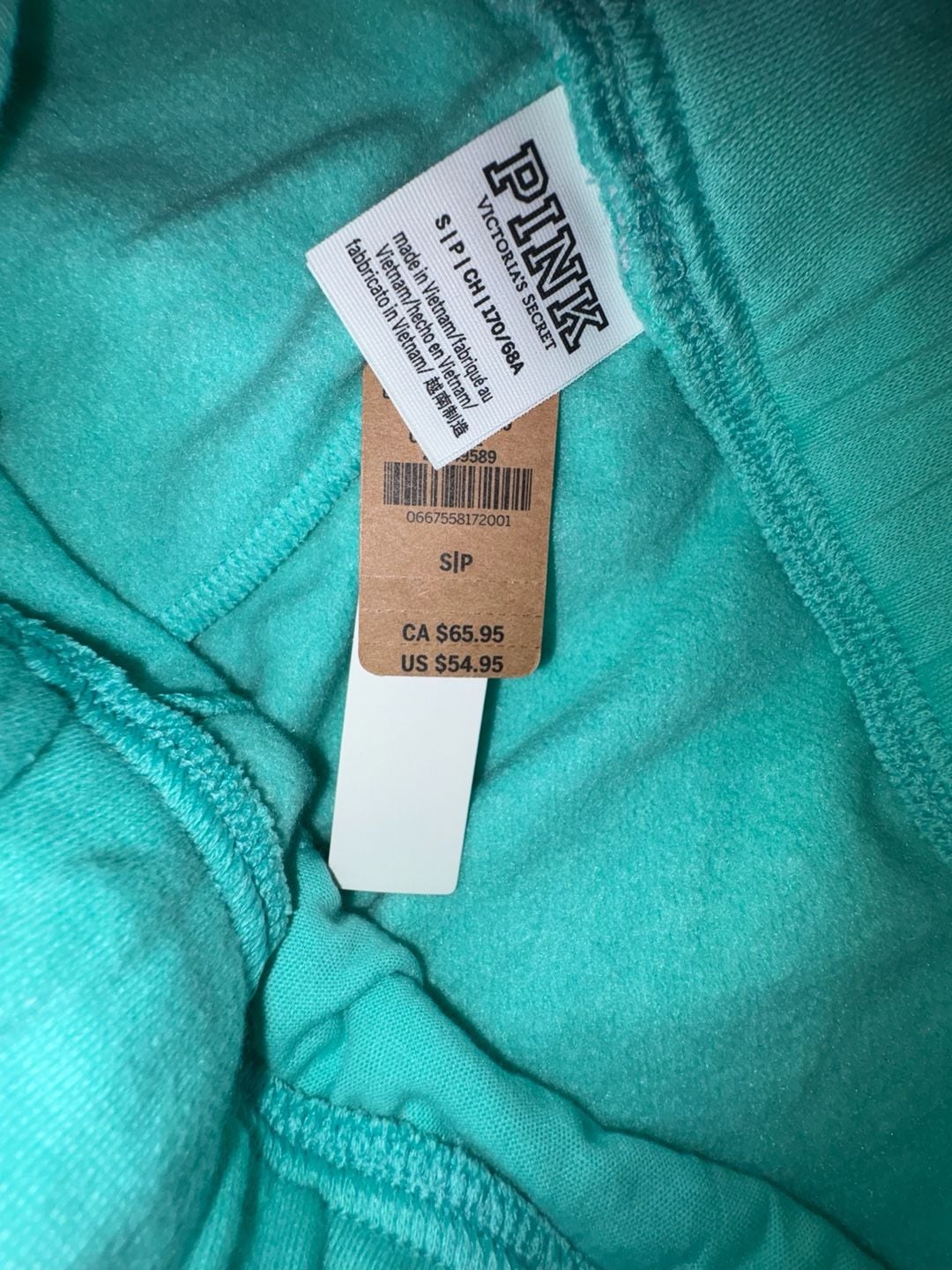 PINK Victoria's Secret Relaxed Jogger Size S Teal 4