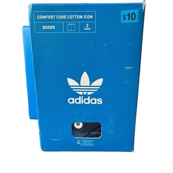 Adidas Comfort Core Cotton Icon Boxer Size XXL 2-Pack