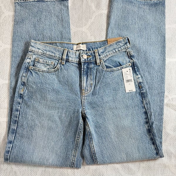Pacsun Jordyn Low Rise Straight Leg Jeans Light Wash