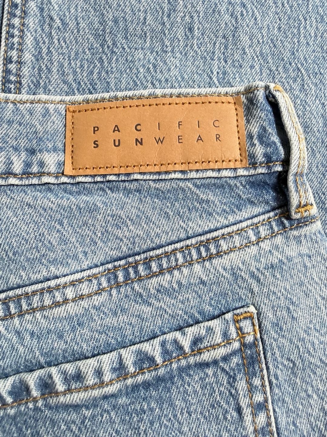 Pacsun Jordyn Low Rise Straight Leg Jeans Light Wash 7