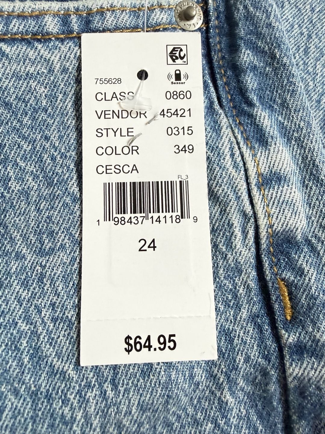 Pacsun Jordyn Low Rise Straight Leg Jeans Light Wash 8