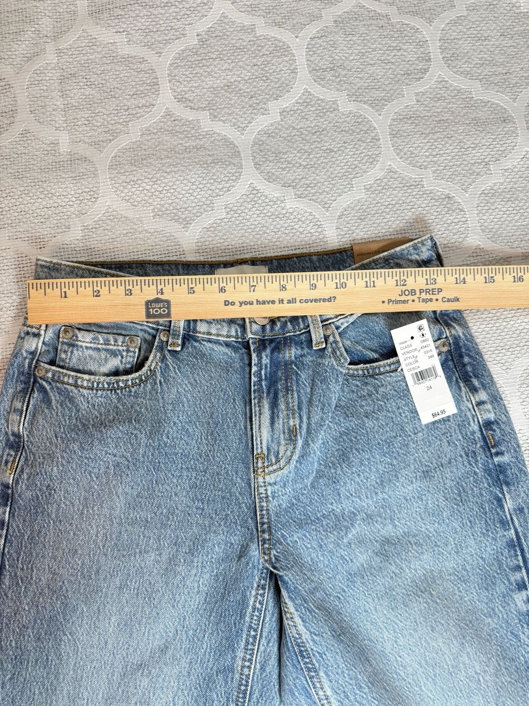 Pacsun Jordyn Low Rise Straight Leg Jeans Light Wash 11