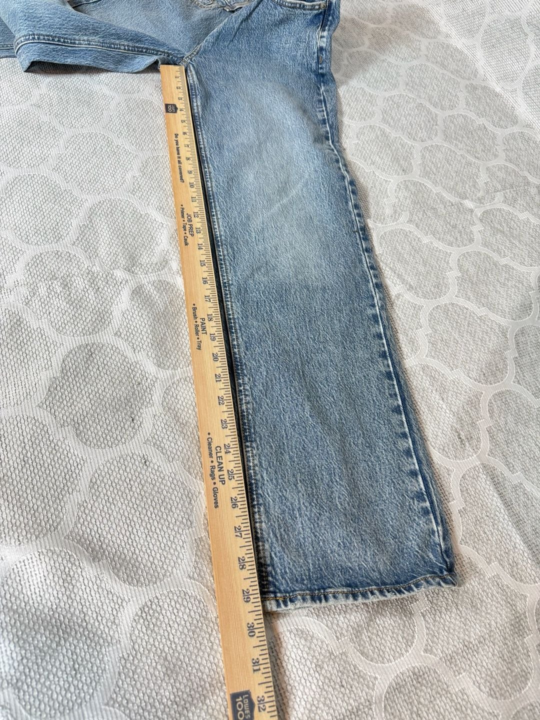 Pacsun Jordyn Low Rise Straight Leg Jeans Light Wash 13