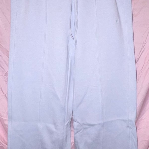 Victoria's Secret Pink Ivy Fleece Wide Leg Pants M