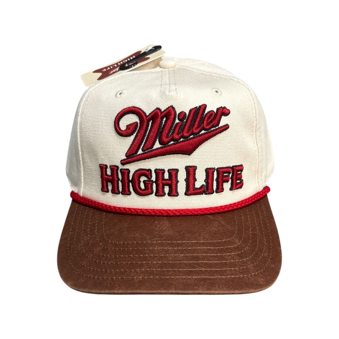 Miller High Life Retro Snapback Trio | Vintage Beer Merch Streetwear Hats Bundle 2