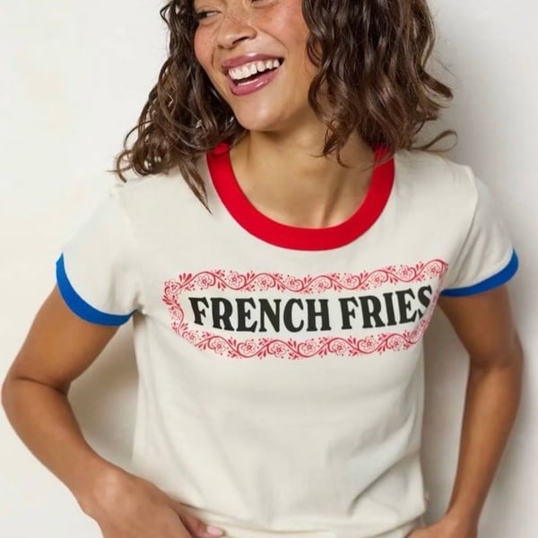 Natural Life French Fries Ringer Tee
