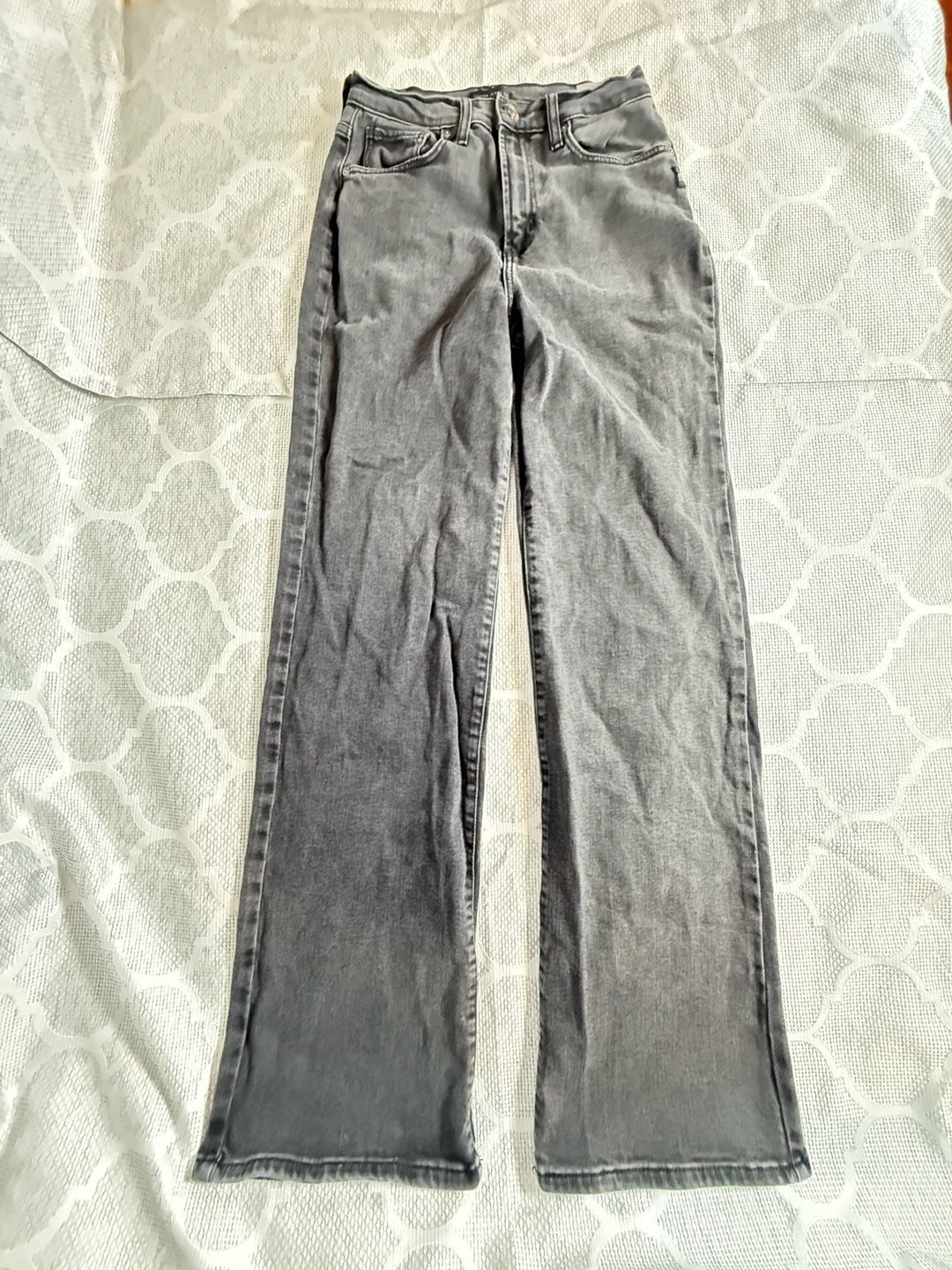 Silver Jeans Co. Black Wash Denim Straight Leg Jeans 5