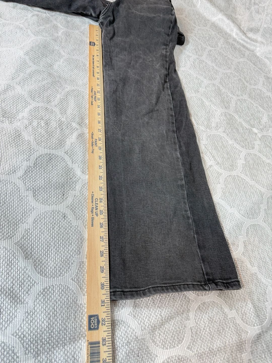 Silver Jeans Co. Black Wash Denim Straight Leg Jeans 12