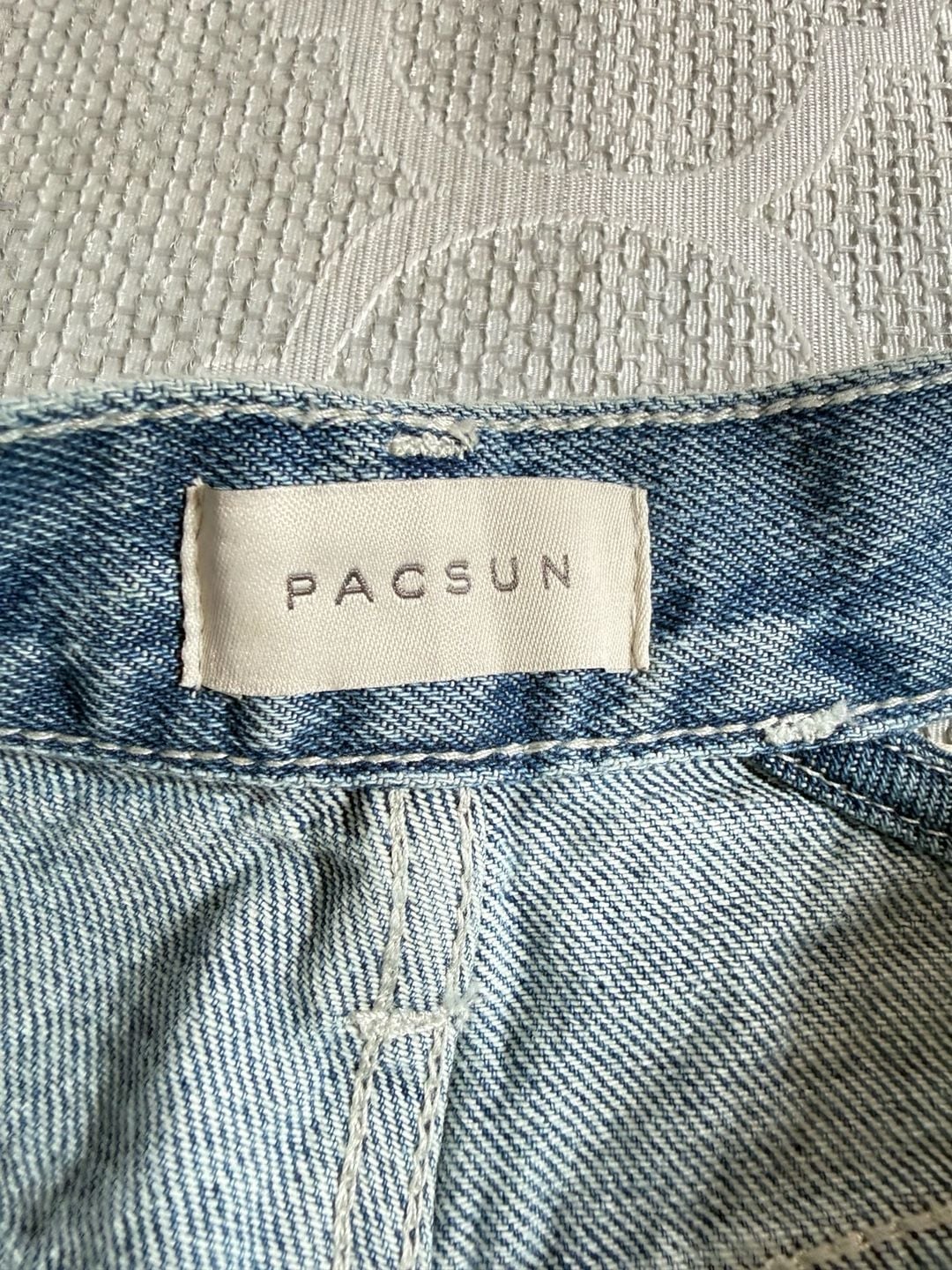 PacSun Asymmetric Waist Cargo Wide Leg Jeans 10
