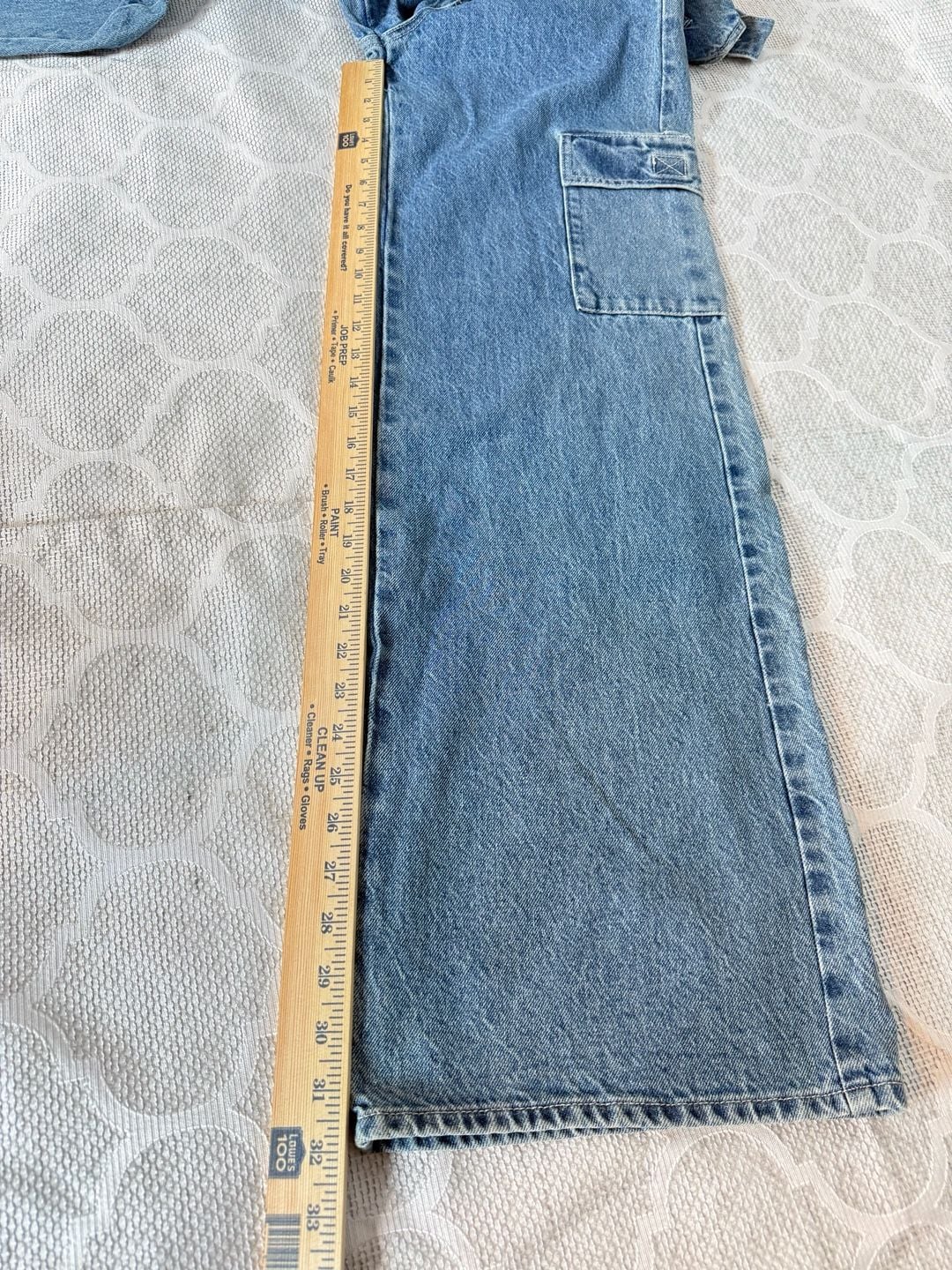 PacSun Asymmetric Waist Cargo Wide Leg Jeans 14