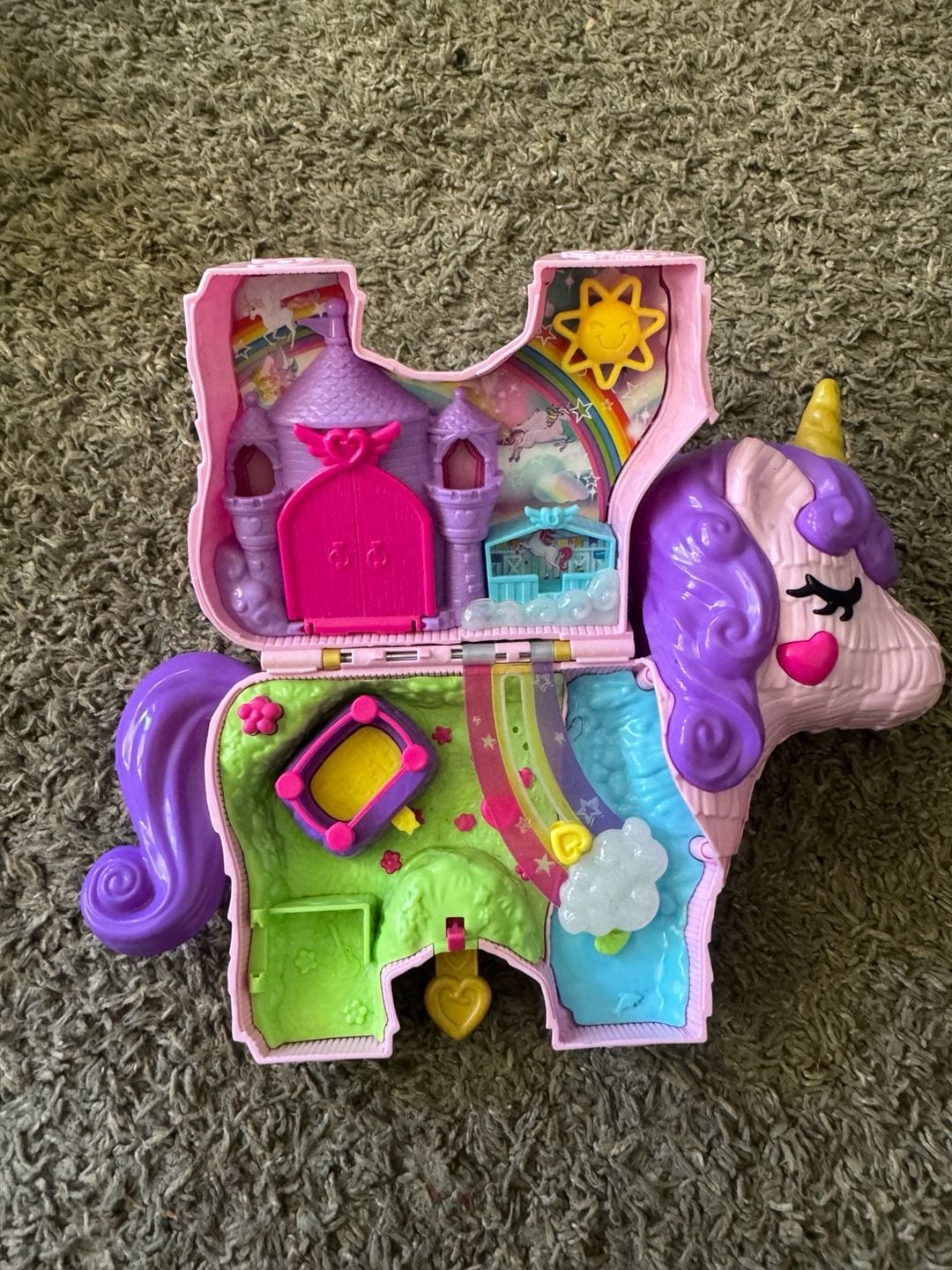 Polly Pocket Unicorn Party Playset Case Only 1