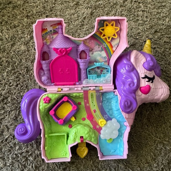 Polly Pocket Unicorn Party Playset Case Only