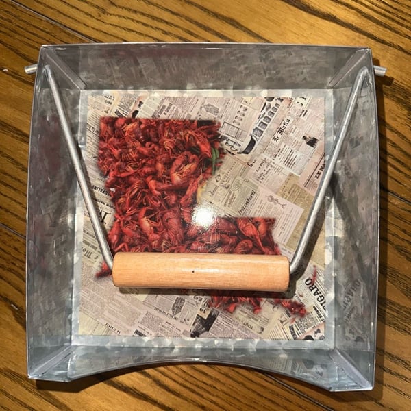 Import Com Galv Napkin Holder Crawfish you will get 6 in a case!!
