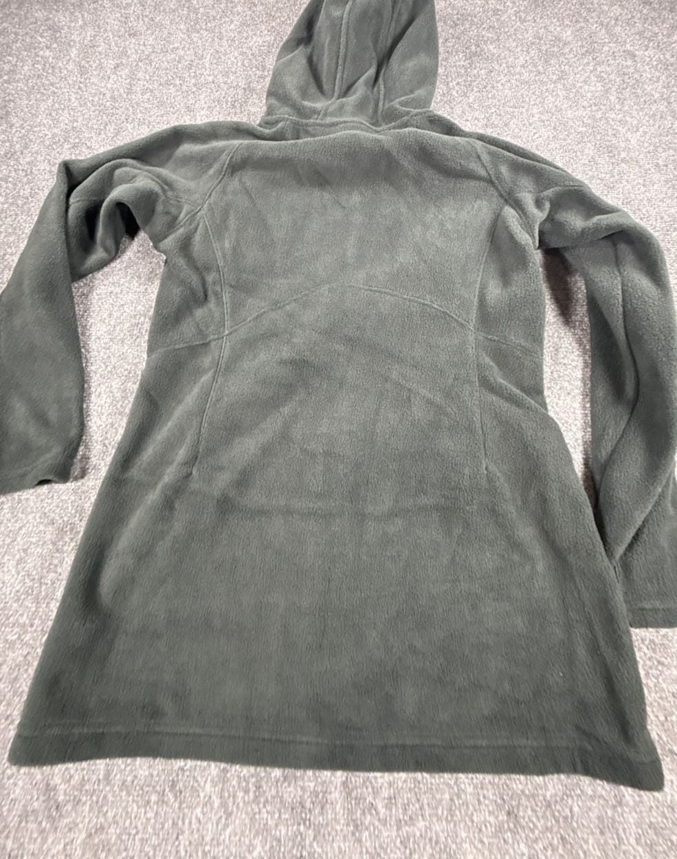 Columbia Benton Springs II Long Full Zip Hoodie Size Medium Dark Gray Fleece 12