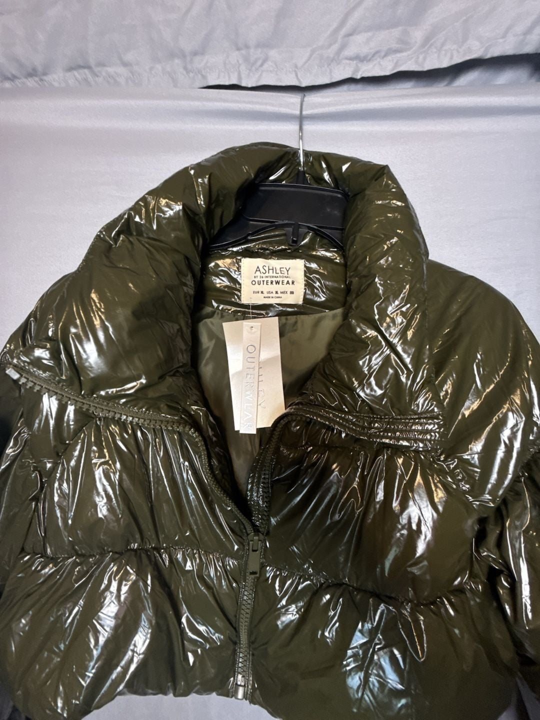 NWT ASHLEY OUTERWEAR WOMEN'S EXTRA LARGE OLIVE GREEN-stunning!!! Great fall look 4