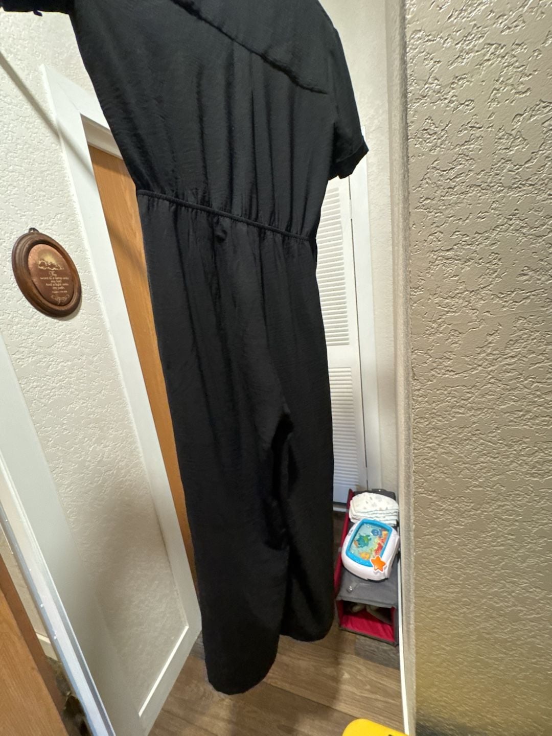 Monteau Los Angeles Black Jumpsuit Size L 8
