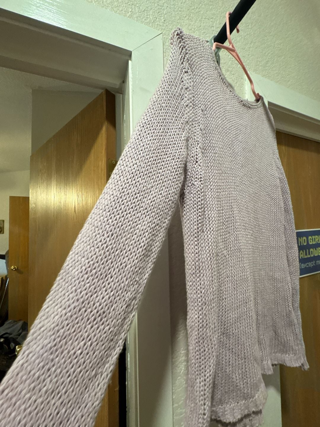 Hand Crocheted Purple Sweater! 4
