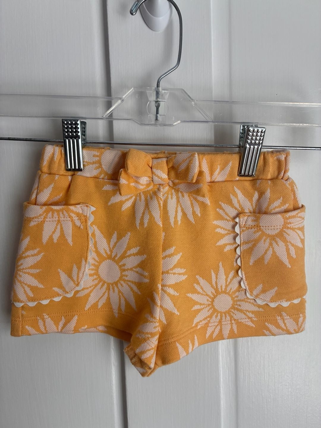 Calypso St. Barth Kids Outfit Set Size 24M Yellow White Sunflower 3