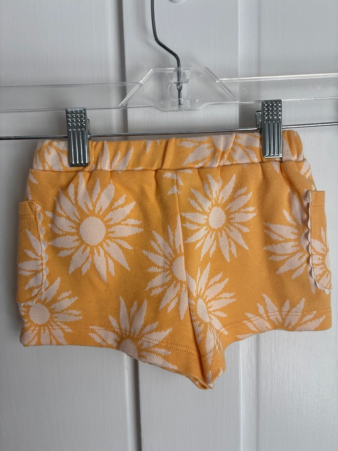 Calypso St. Barth Kids Outfit Set Size 24M Yellow White Sunflower 4