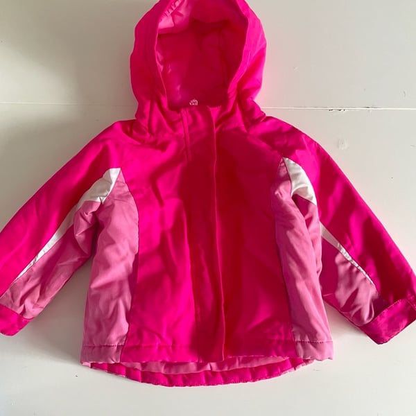 The Children's Place Winter Jacket Size 2T Pink Hooded