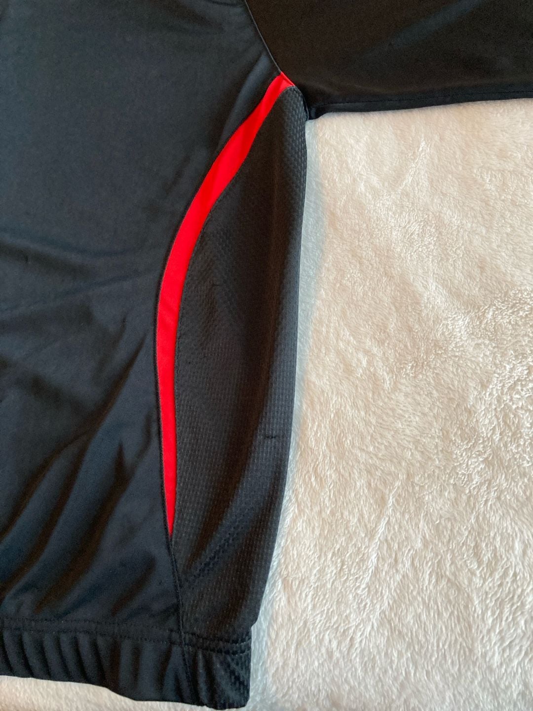 Champion Track Jacket Size XL Black Red Full Zip Athletic Stripe 9