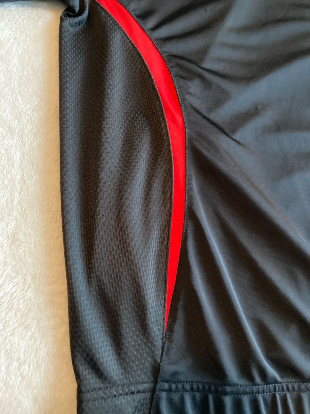 Champion Track Jacket Size XL Black Red Full Zip Athletic Stripe 10