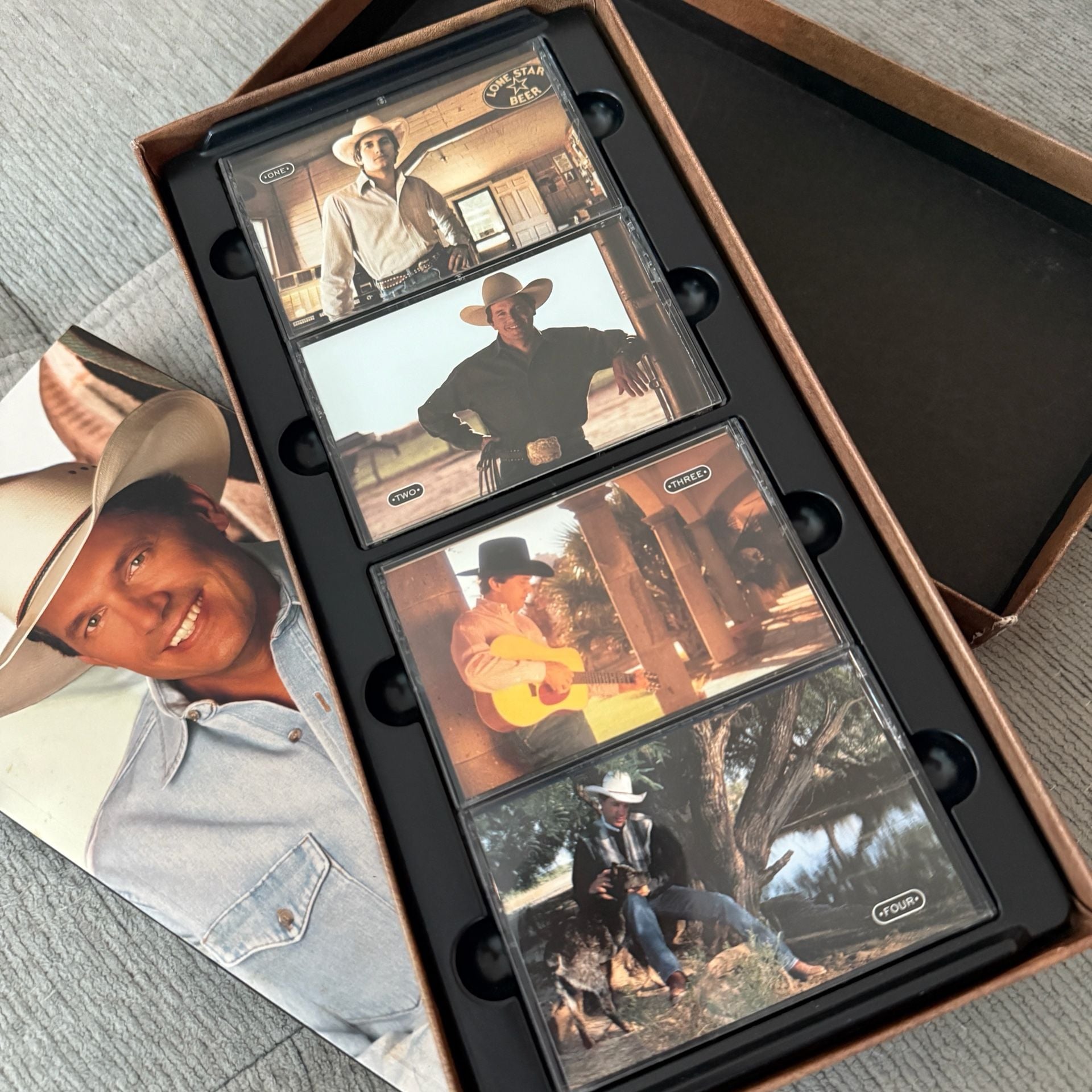 George Strait Strait Out Of The Box Cassette Set 4