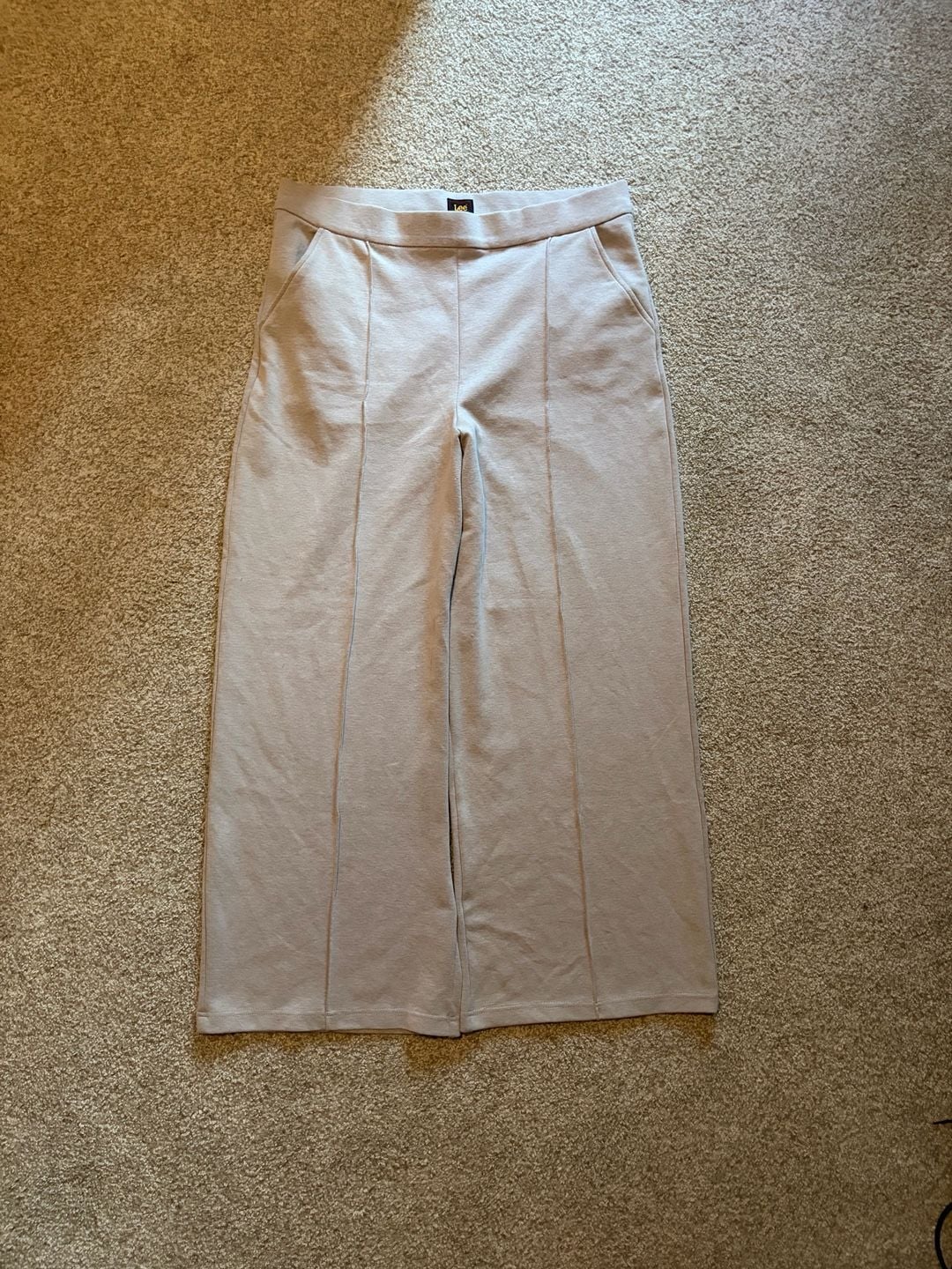 Lee Sweatpants Size 18 Grey Seam Detail Wide Leg 4