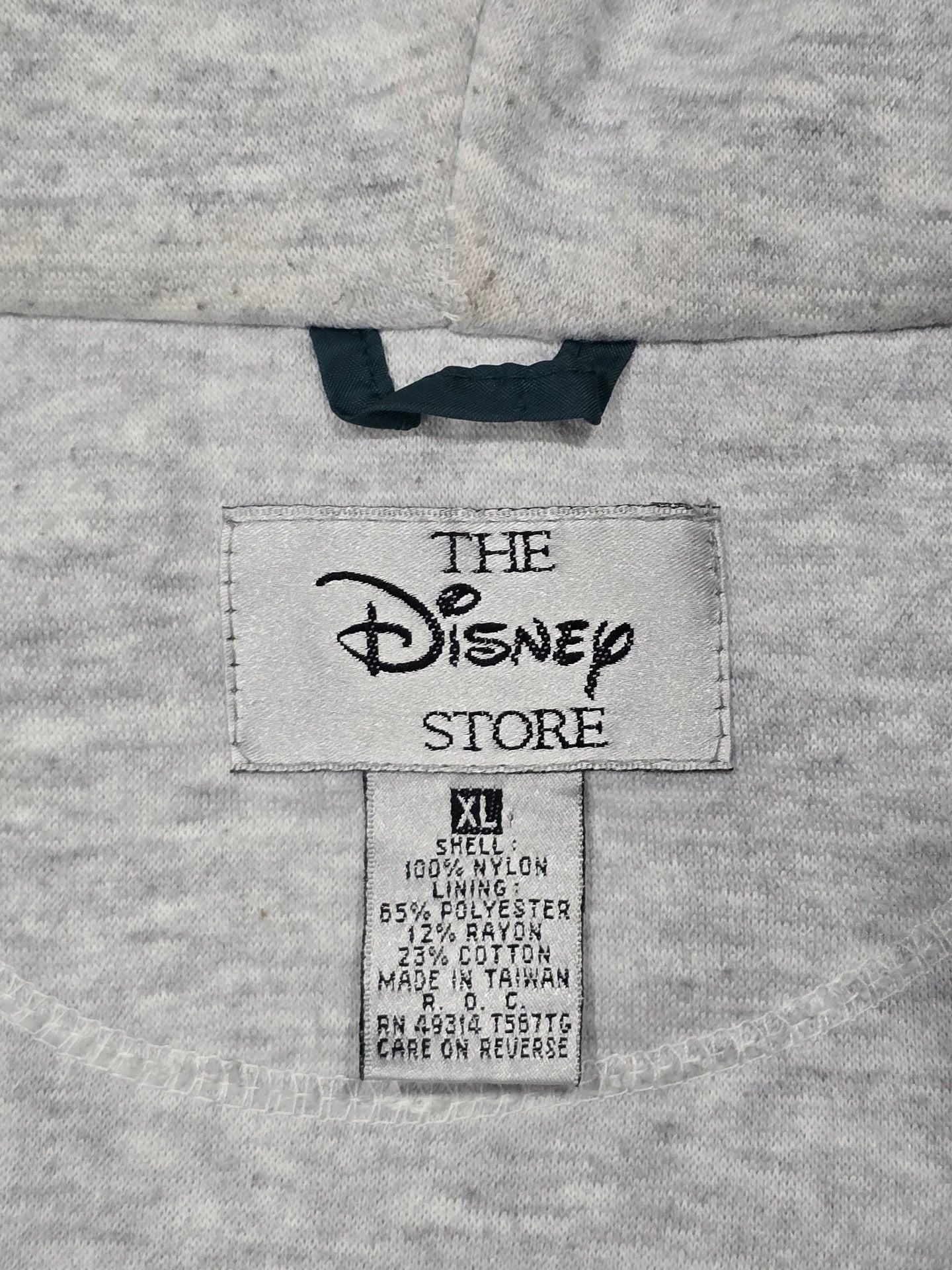 Vintage The Disney Store Tigger Nylon Hooded Jacket Size XL Green 3