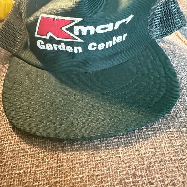 Kmart Garden Center Trucker Hat Snapback Green Vintage