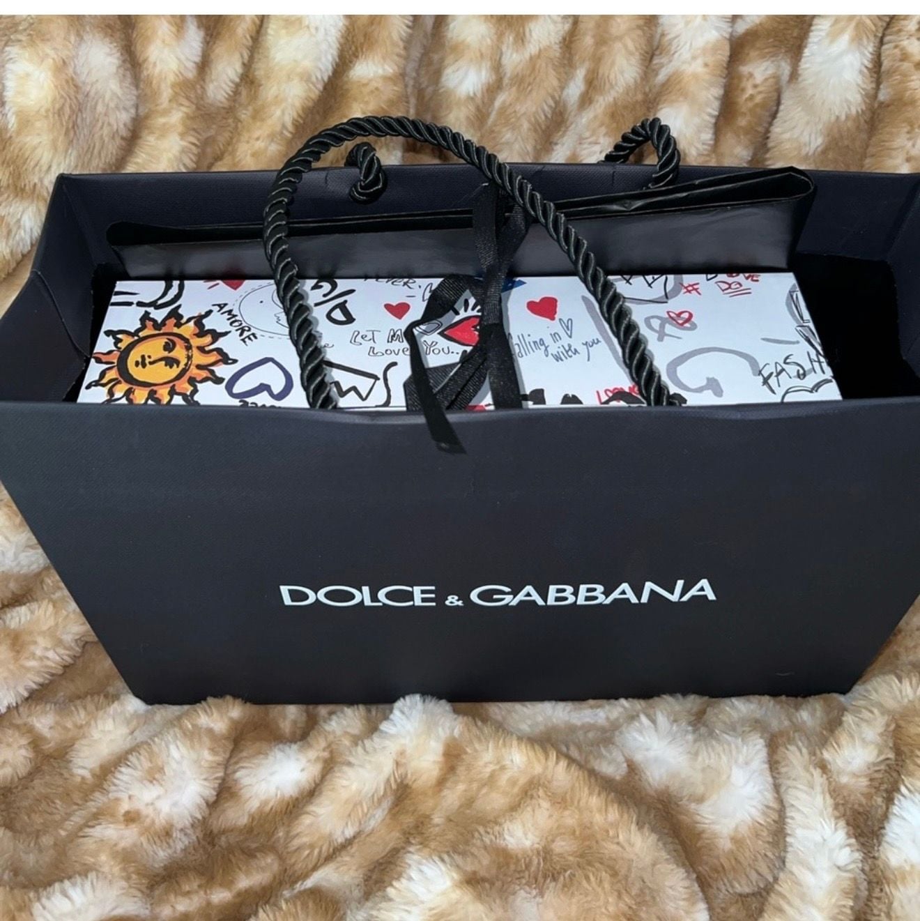 Dolce & Gabbana Slides Size 38 Red White D&G Love Sandals 9