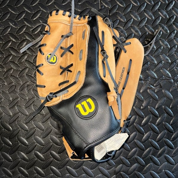 Wilson A360 Softball Glove 14" Tan Black Genuine Leather