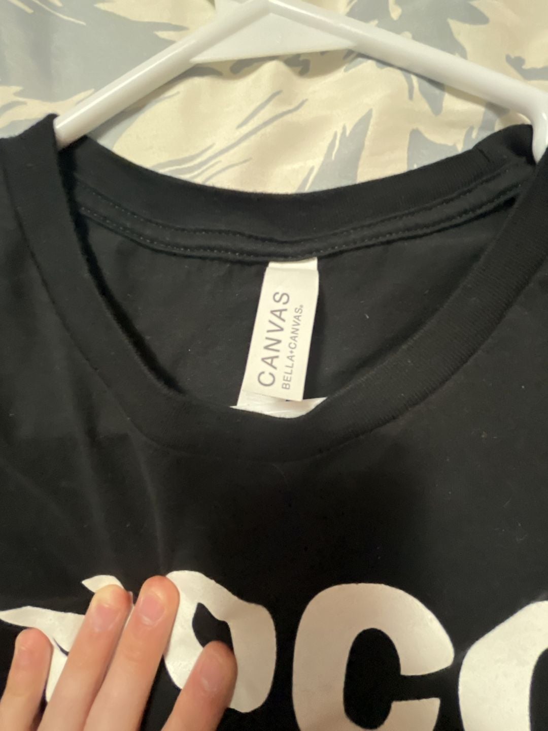 Bella + Canvas NOCO Fitness Graphic T-Shirt Black 3