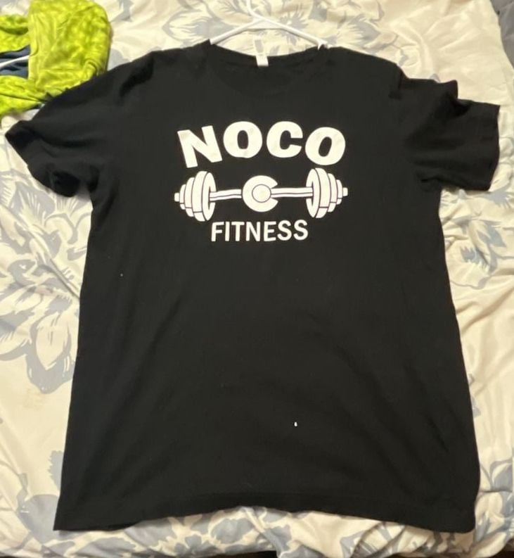 Bella + Canvas NOCO Fitness Graphic T-Shirt Black 2