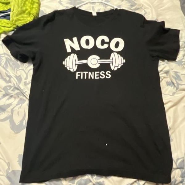 Bella + Canvas NOCO Fitness Graphic T-Shirt Black