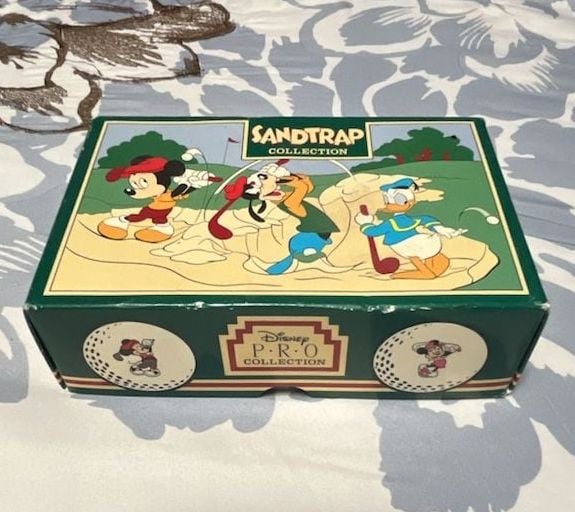 Disney Sandtrap Collection Pro Golf Balls 6-Pack Box Vintage 1