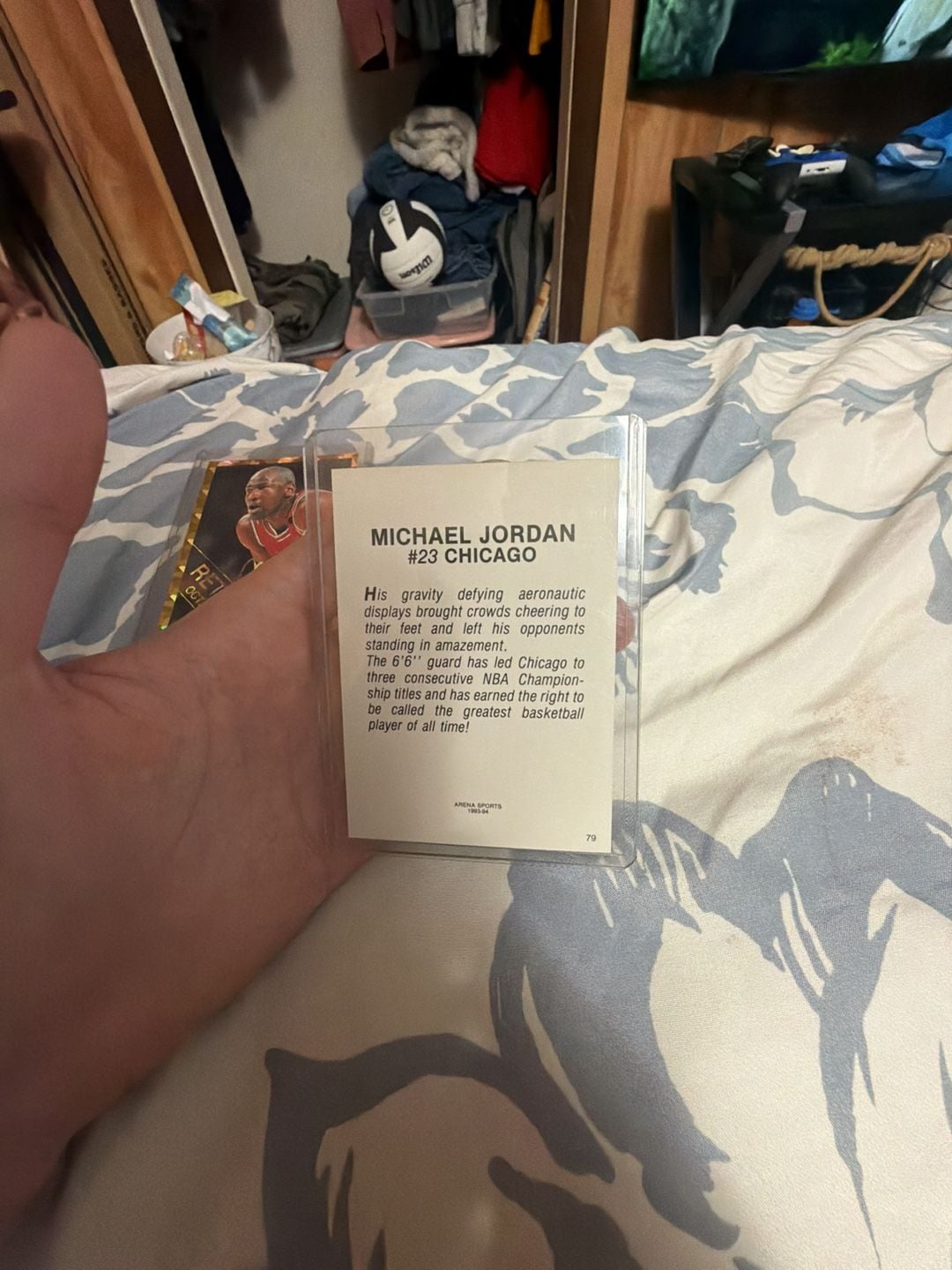 Michael Jordan Arena Sports Greatest Ever Card #79 Foil 2