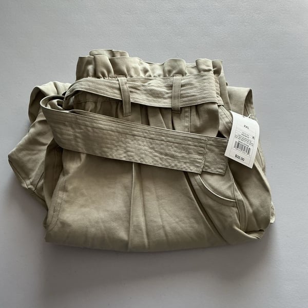 A New Day Paperbag Waist Pants Size XXL