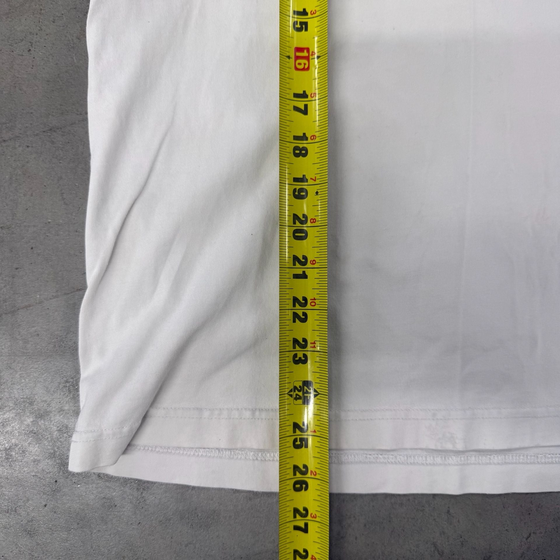 Abercrombie & Fitch Long Sleeve Graphic T-Shirt Size L White Cotton 7